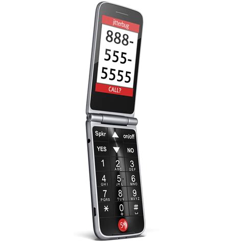 GreatCall Jitterbug Flip Easy-To-Use Cell Phone for Seniors ...