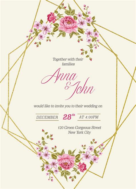 Wedding Invitation Templates Psd