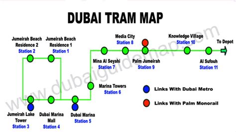 Dubai Tram - Route Map, Fares, Timings, Stations & More...