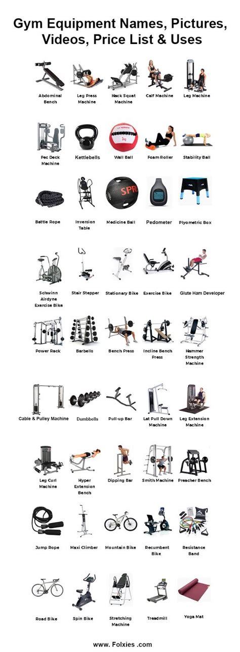 Know Your Gym Equipment A Comprehensive Guide To Names Of All The Gym ...