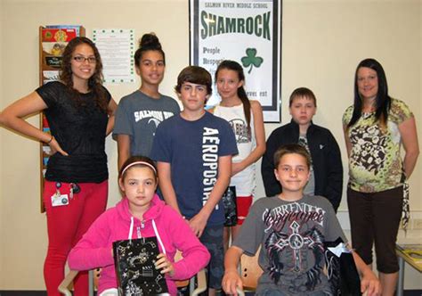 Salmon River Middle School Students of the Month - Indian Time