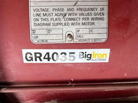 10 HP Electric Motor BigIron Auctions