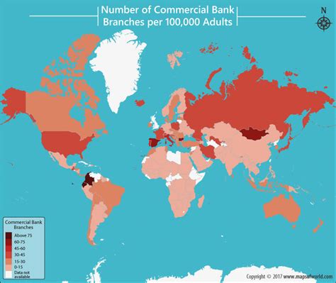 Commercial Bank Branches in Different Countries