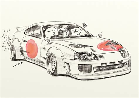 car illustration “crazy car art” jdm japanese old... - ozizo art show