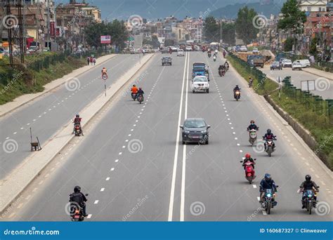 Ring Road Traffic in Kathmandu, Nepal Editorial Photography - Image of ...