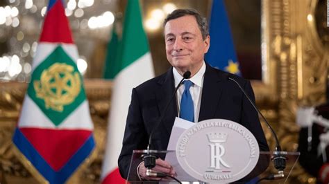 Mario Draghi is named Italy's new prime minister, announces a political ...