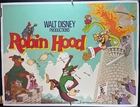 ROBIN HOOD, Original Walt Disney Vintage Movie Poster - Original ...