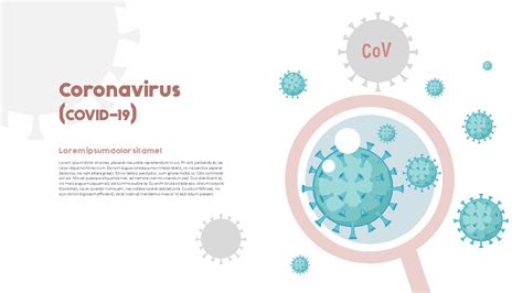 Post-Coronavirus World - Social Distancing Simple PowerPoint Template ...