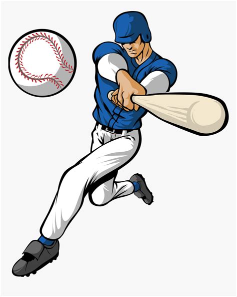 Hitting A Baseball Clipart Amp Hitting A Baseball Clip - Baseball ...