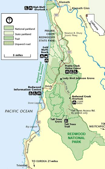 Camping Info: Trails and Maps - Redwood National Park