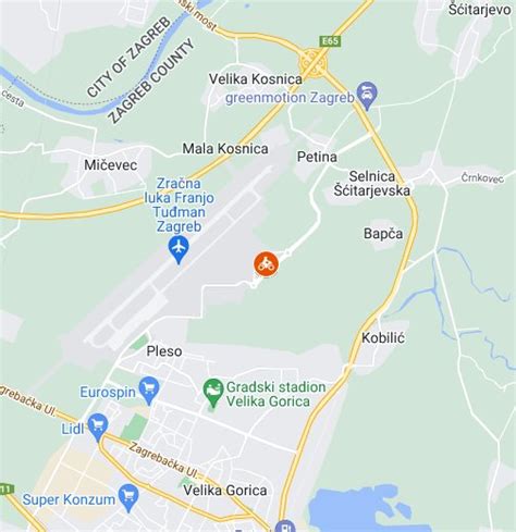 ZAGREB AIRPORT, Croatia - Google My Maps