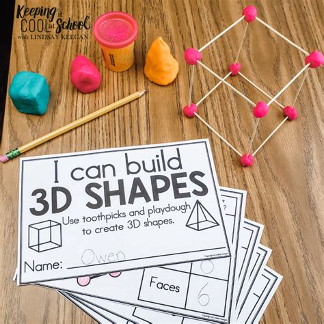 3D Shapes Activities for Kindergarten » Keeping it Cool at School