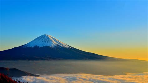 landscape, Mount Fuji, Japan, Mist, Sunrise Wallpapers HD / Desktop and ...