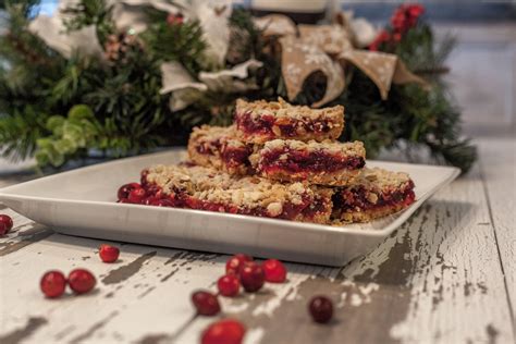 SAM'S Gluten Free - Gluten Free Cranberry Crumble Bars