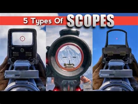 Explained: Different Types of Scopes - Types Of Aiming Sights - YouTube