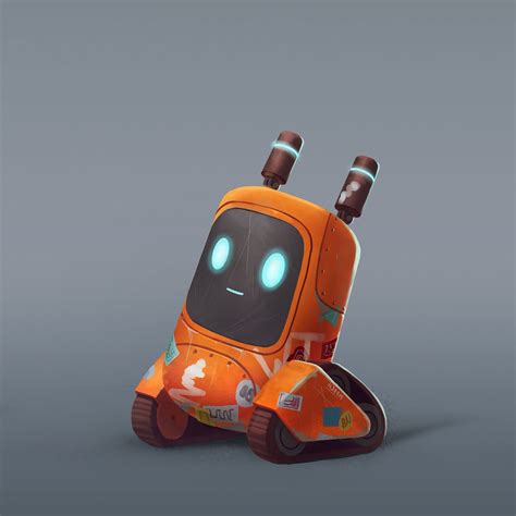 ArtStation - Robots for #marchofrobots, Yana Blyzniuk | Robot concept ...