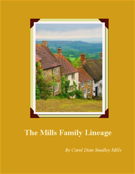 The Mills Family Genealogy | Book 208435 - Bookemon