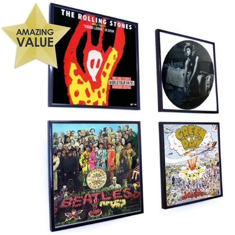 Black Record Album Frame | Vinyl record frame, Album frames, Framed records