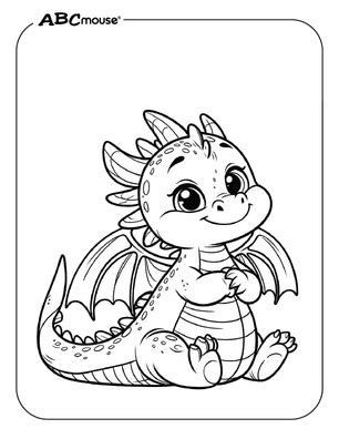 Dragon Coloring Pages | ABCmouse