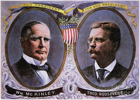 Campaign Poster For William Mckinley Drawing by American School - Fine ...