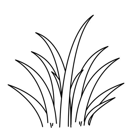 Free Grass Clipart Black And White, Download Free Grass Clipart Black ...