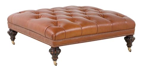 Tufted Leather Ottoman Coffee Table | Coffee Table Design Ideas