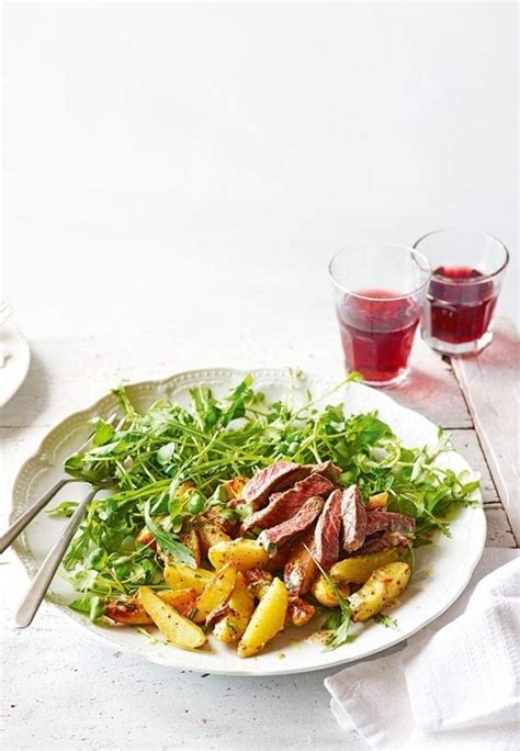 Easy steak and chips with ç dressing recipe | delicious. magazine