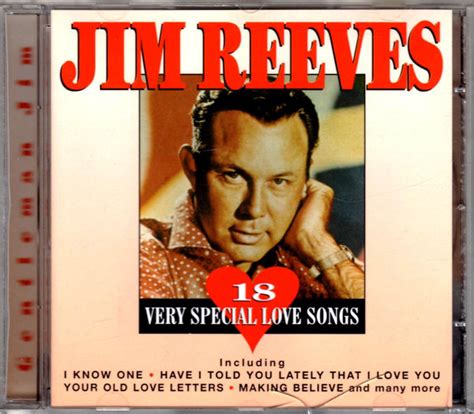 Jim Reeves – 18 Very Special Love Songs (1996, CD) - Discogs