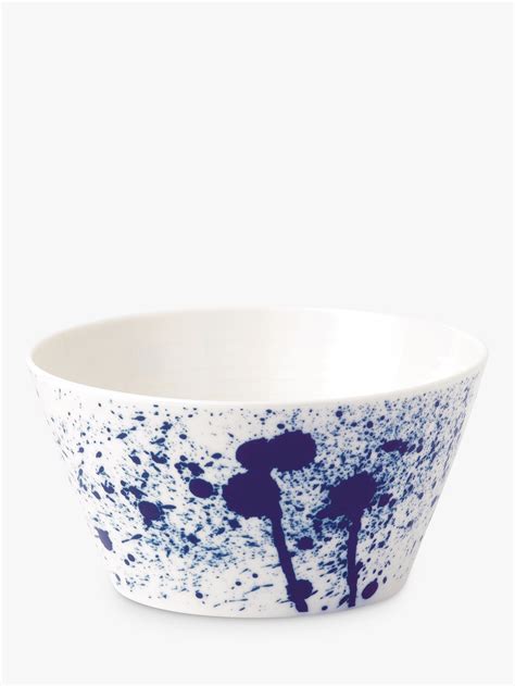 Royal Doulton Pacific Porcelain Cereal Bowl, Splash, 15cm, Blue/White ...