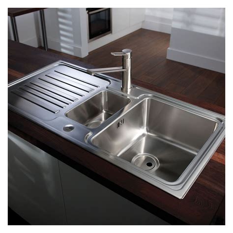 Abode, APEX 150, Stainless Steel Sink | Modern kitchen sinks, Stainless ...