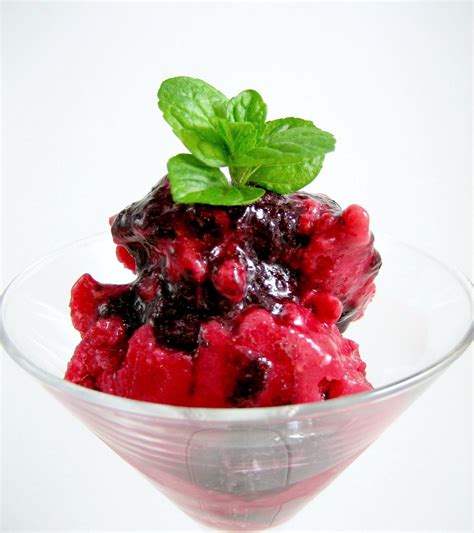 Homestyle Vegetarian Cooking: Raspberry-Orange Sorbet