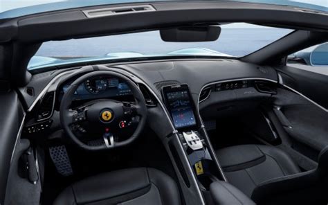 Ferrari Roma Spider 2023 Interior 5K Wallpaper - HD Car Wallpapers #24034