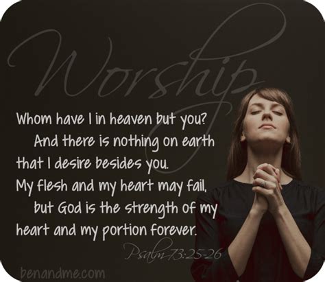 Worship {a collection of worshipful Scripture} - Ben and Me