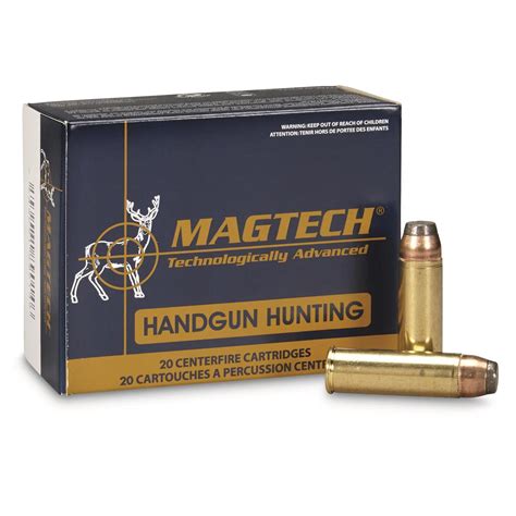 Magtech Revolver, .454 Casull, SJSP, 240 Grain, 20 Rounds - 94855, .454 ...