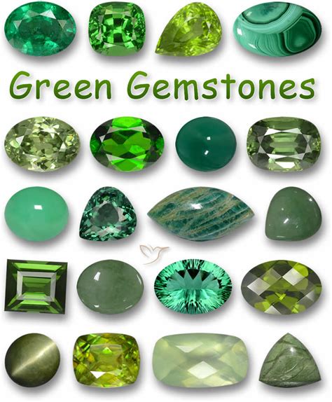 Green Gemstones: Green colored Gemstone List, Precious and Semi ...