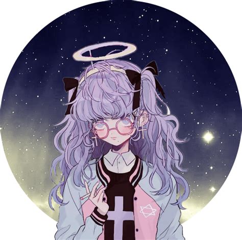 Anime Purple Pfp - Ao15-animation-girl-blue-art-anime-cute | Jaamrisame