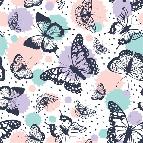 Butterfly Pattern Vector Art, Icons, and Graphics for Free Download