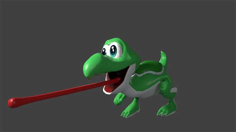 Hastily made Prototype Yoshi 3D Model | Beta Yoshi | Know Your Meme