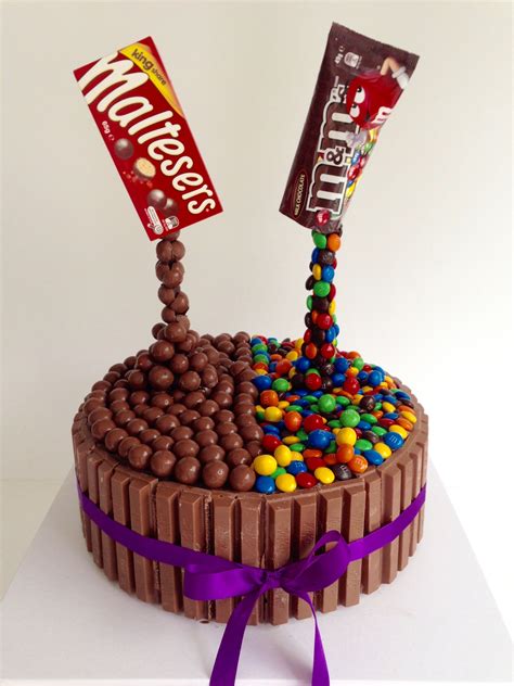 Gravity defying Malteser & M&M cake! https://www.youtube.com/user ...