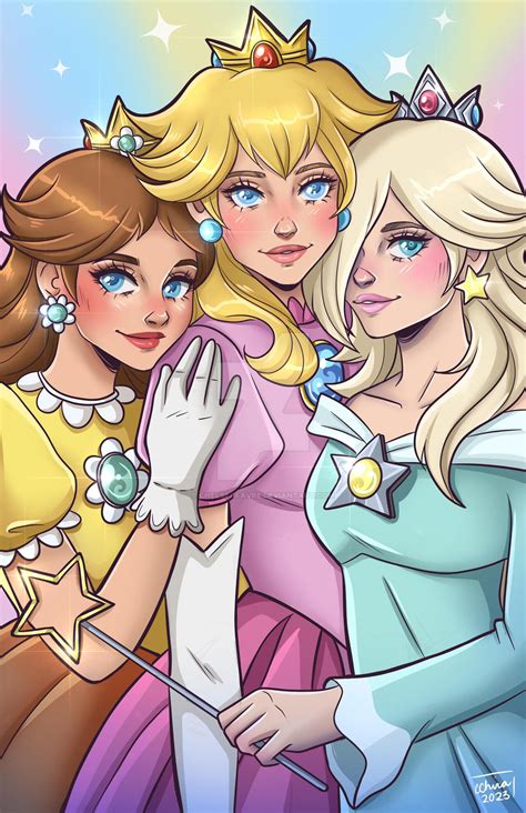 ArtStation - Princess Peach, Daisy and Rosalina