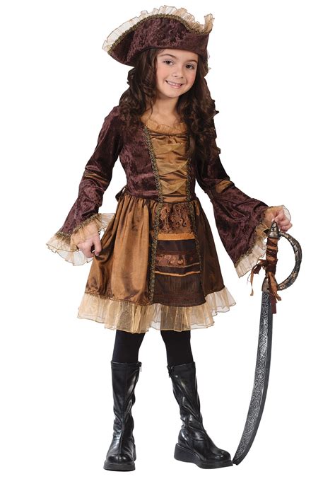 Child Sassy Victorian Pirate Costume