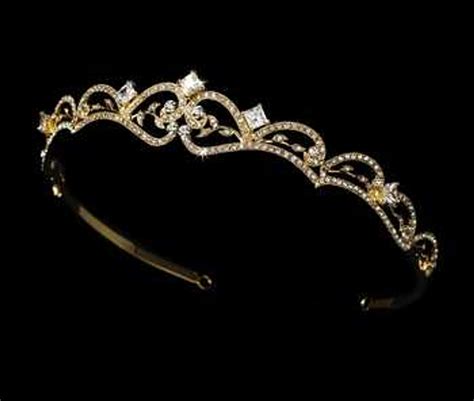 Vintage Inspired Gold Plated Bridal Tiara