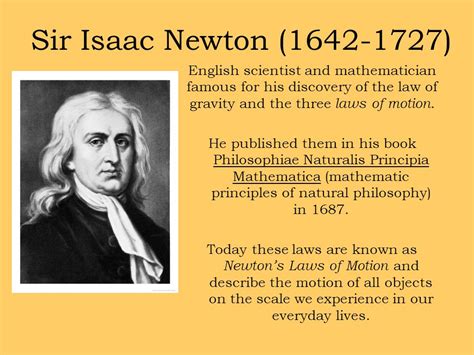 Sir Isaac Newton Is Ranked No.24 Out Of The 100 People That Changed The ...