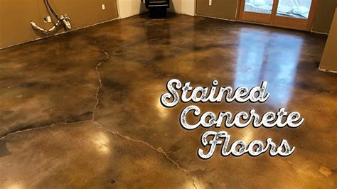 How To Make Stained Concrete Floors Shiny | Viewfloor.co