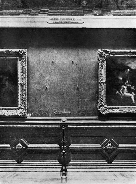 "Mona Lisa" stolen from the Louvre, 1911. | Mona lisa stolen, Mona lisa ...