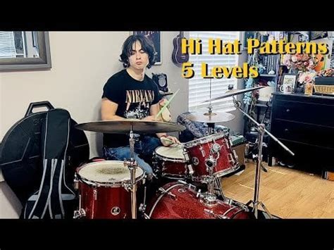 5 Levels of Hi Hat Patterns : r/Drumming