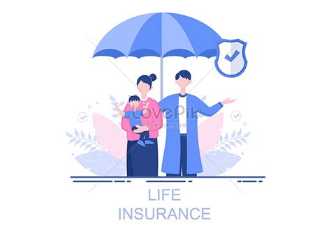 Life insurance vector illustration illustration image_picture free ...