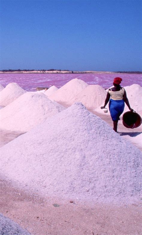 Lake Retba , Senegal , Africa | Lake retba, Lake retba senegal, Senegal ...