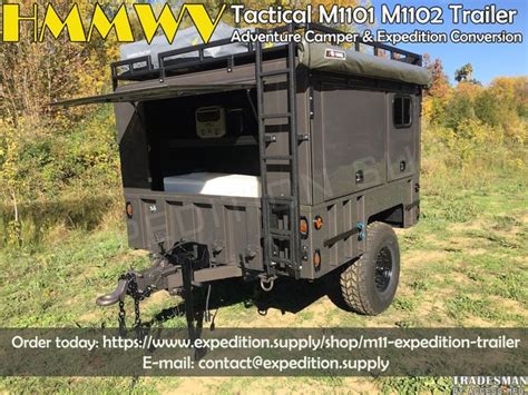 Military HMMWV Tactical M1101 M1102 Trailer Adventure Camper ...