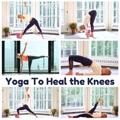 Yoga To Heal The Knees | Knee pain relief, Knee pain stretches, Knee ...